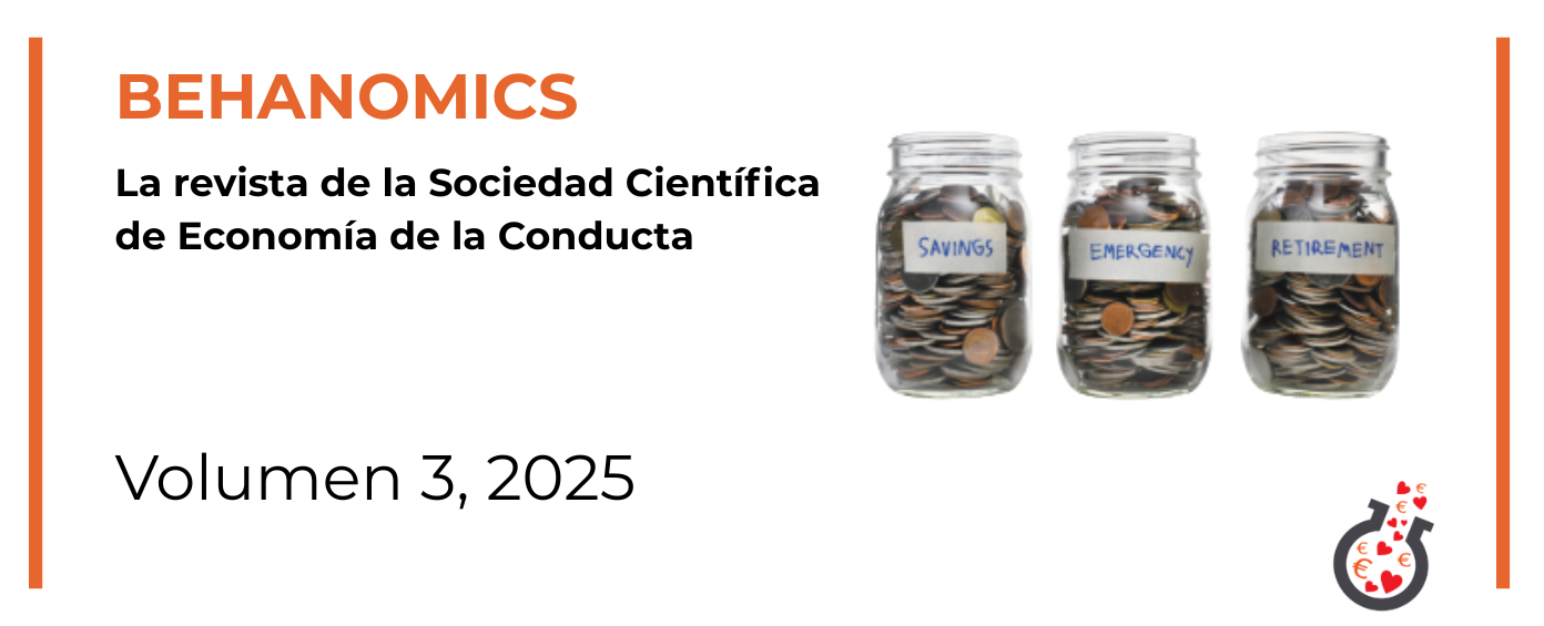 Neovantas publica un artículo en Behanomics, la Revista de la Sociedad Científica de Economía de la Conducta 2025